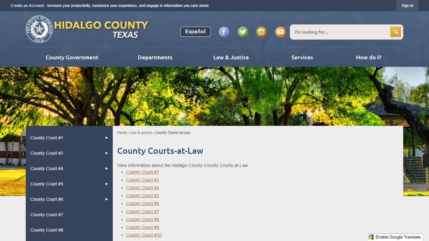 County Courts-at-Law | Hidalgo County, TX - Official Website